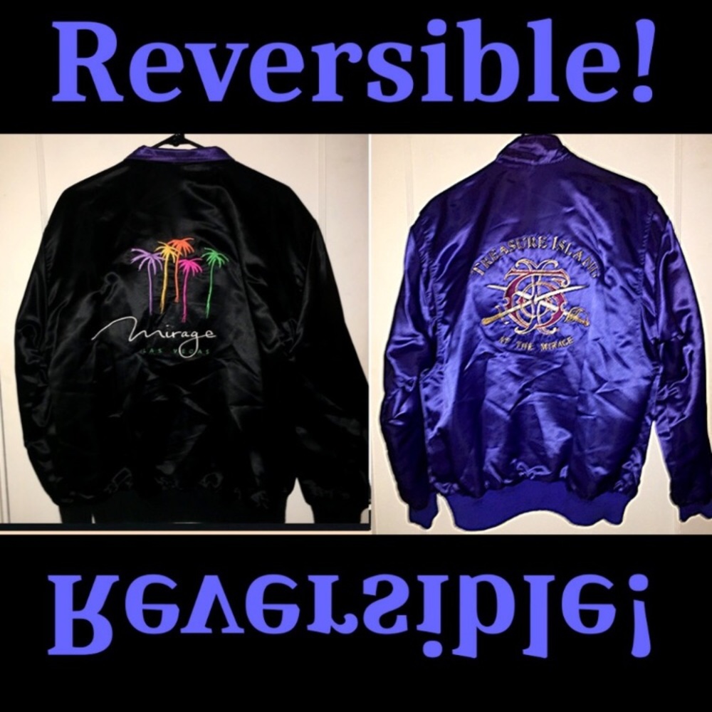 🛑SOLD🛑 Bomber jacket REVERSIBLE - Picture 1 of 5
